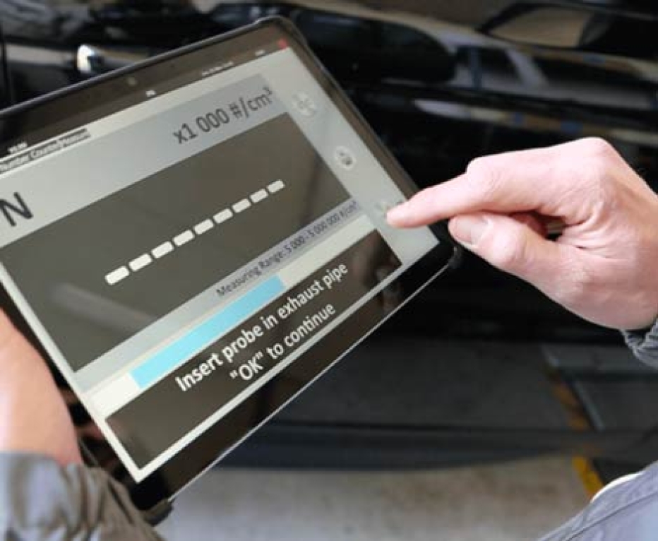 diesel particle measuring device