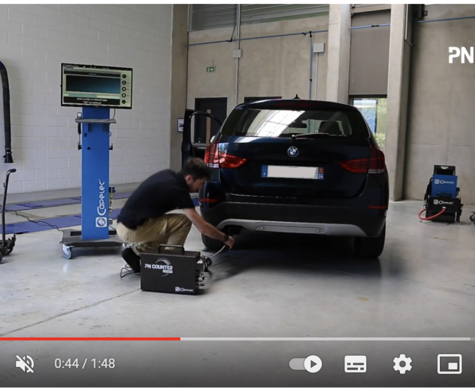 video on how to use the Capelec particle counter